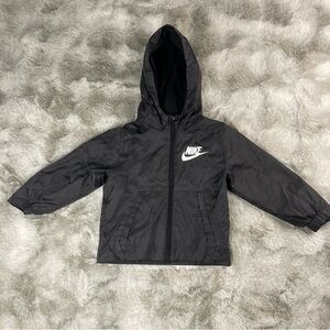 Nike Charcoal Hooded Jacket Size 2T